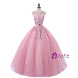 In Stock:Ship in 48 hours Ready To Ship Pink Tulle Ball Gown Dress