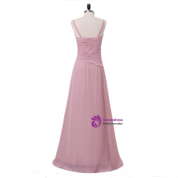 A-line Pink Chiffon Beaded Mother Of The Bride Dresses With Jacket