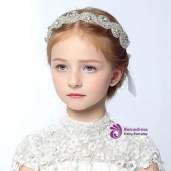 Pearl Flower Hair Accessories Flower Girl Headdress Accessories