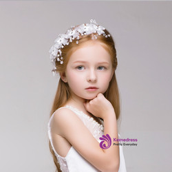 Children's Hair Accessories Hairpin White Flowers Hair Accessories