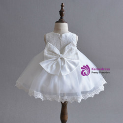 In Stock:Ship in 48 Hours Cute White Lace Tulle Little Girl Dress