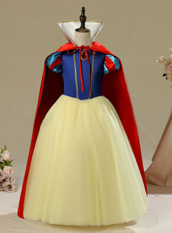 In Stock:Ship in 48 Hours Snow White Children's Disney Girl Frozen Dress
