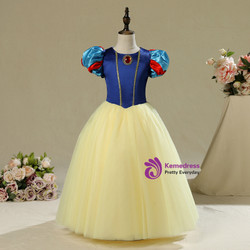 In Stock:Ship in 48 Hours Snow White Children's Disney Girl Frozen Dress