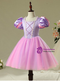 In Stock:Ship in 48 Hours Short Frozen Dress Summer Fairy Tale Children