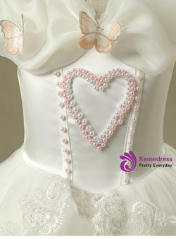 In Stock:Ship in 48 Hours White Princess Aisha Skirt Frozen