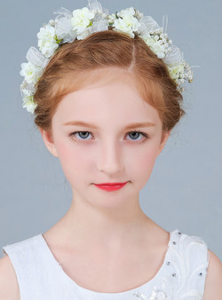 Flower Girl Wreath Princess Flower Girl Head Ornament