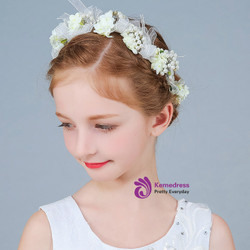 Flower Girl Wreath Princess Flower Girl Head Ornament