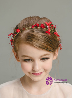 Children's Headdress Princess Flower Girl Headband