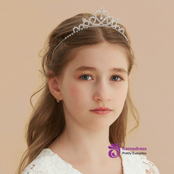 Girl Headdress Rhinestones Small Crown Hair Accessories