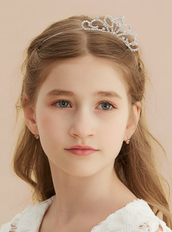 Rhinestone Small Crown Flower Girl Hair Accessories
