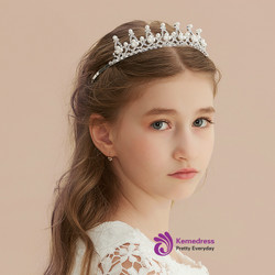 Children's Rhinestone Pearl Crown Hair Accessories