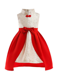 Shop 2019 Long & Short In Stock:Ship in 48 Hours Red Satin High Neck Princess Dress With Bow With Factory Price From Kemedress Shop 2019 Long & Short In Stock:Ship in 48 Hours Red Satin High Neck Princess Dress With Bow With Factory Price From Kemedress