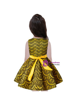 Shop 2019 Long & Short In Stock:Ship in 48 Hours Yellow Lace Flower Girl Dress With Sash With Factory Price From Kemedress