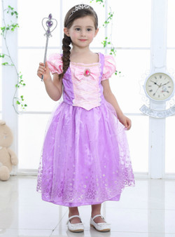 Shop 2019 Long & Short In Stock:Ship in 48 Hours Purple And Pink Cap Sleeve Princess Dress With Factory Price From Kemedress