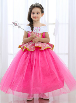 Shop 2019 Long & Short In Stock:Ship in 48 Hours Fuchsia Tulle off The Shoulder Princess Dress With Factory Price From Kemedress