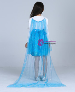 Shop 2019 Long & Short In Stock:Ship in 48 Hours Blue Tulle Sequins Long Sleeve Aisha Princess Dress With Factory Price From Kemedress