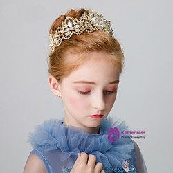 Shop 2019 Long & Short Girls Hair Accessories Head Flower Hoop Jewelry Princess Crown With Factory Price From Kemedress