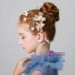 Shop 2019 Long & Short Flower Girl's Birthday Hairband Little Girl's Head Jewelry With Factory Price From Kemedress