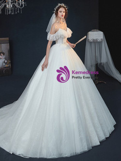 Fantastic Tulle Lace Spagehtti Straps Corset Beading Sequins Sleeveless Wedding Dress