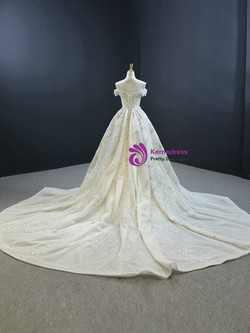 Mermaid Tulle Beading Sequins Prom Dress With Removable Train