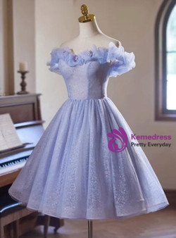 Purple Tulle Sequins Homecoming Dress Purple Tulle Sequins Homecoming Dress