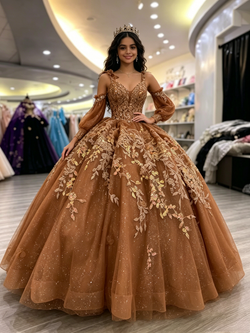 Bown Tulle Off the Shoulder Appliques Quinceanera Dress
