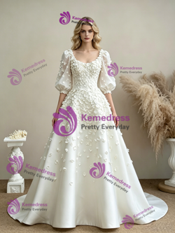 White Mermaid Tulle Off the Shoulder Pleats Wedding Dress