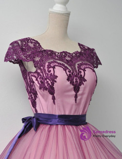 Cheap homecoming dresses 2017 Short  purple Homecoming Dress