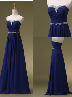 Cheap bridesmaid dresses 2017 Royal Blue Prom Dresses  Long Bridesmaid Dresses