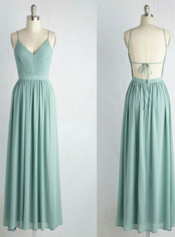 Backless Bridesmaid Dresses Chiffon bridesmaid dresses  long bridesmaid dresses