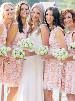 Charming Bridesmaid Dress Short Lace Bridesmaid Dresses Elegant Bridesmaid Dresses