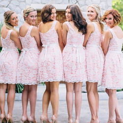 Charming Bridesmaid Dress Short Lace Bridesmaid Dresses Elegant Bridesmaid Dresses