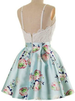 A-Line Dresses Spaghetti Straps Dresses Short Homecoming Dresses A-Line Dresses