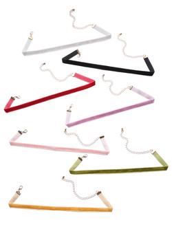 7 PCS Velvet Choker Necklaces