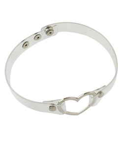 Transparent Pu Leather Choker Necklace