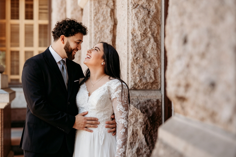 I Said Yes to the Dress (Twice?): My Real Talk Guide for Courthouse + Garden Weddings