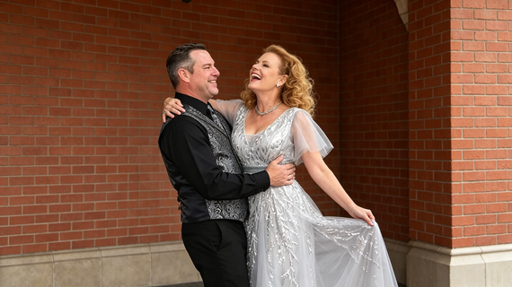 Silver Sequin Formal Dress For 25th Anniversary  Sizing Tips for a Fuller Bust