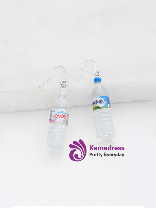 Bottle Shaped Drop Earrings