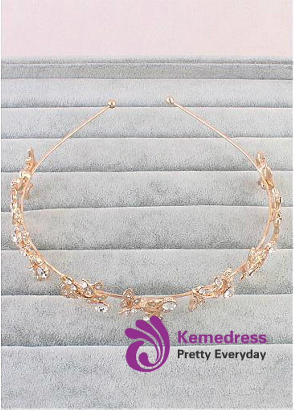 In Stock Fabulous Alloy Wedding Hair Jewelry With Rhinestones