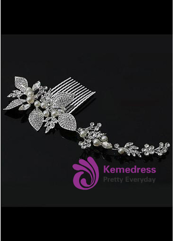 In Stock Glamoroust Alloy Wedding Hair Jewelry