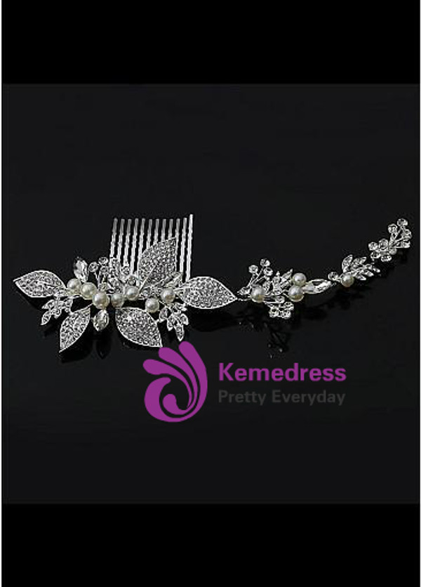 In Stock Glamoroust Alloy Wedding Hair Jewelry