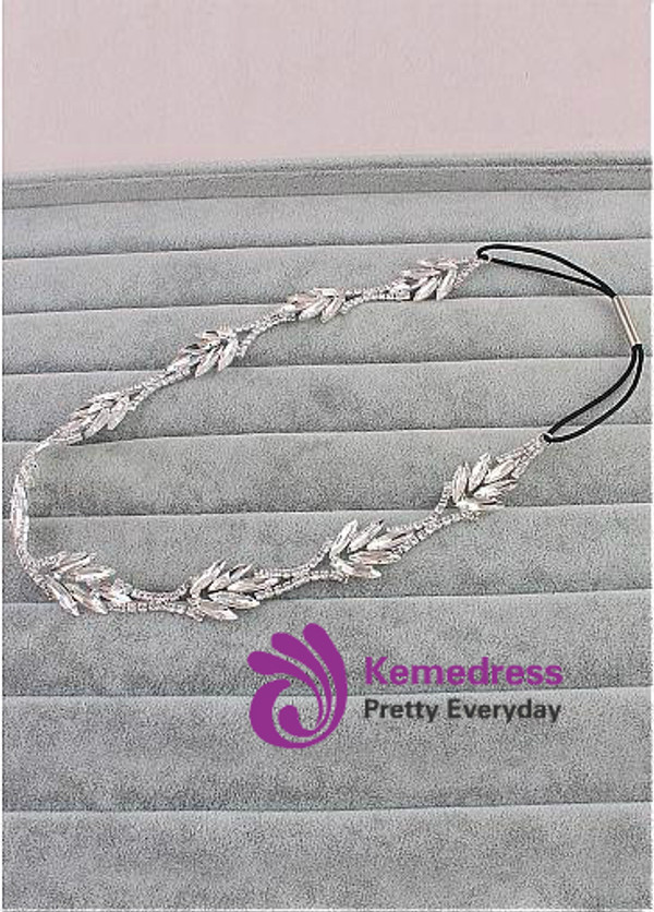 Marvelous Elegant Alloy Wedding Hair Jewelry With Rhinestones