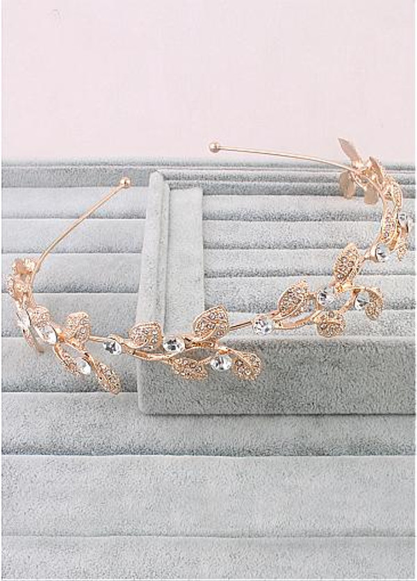 In Stock Fabulous Alloy Wedding Hair Jewelry With Rhinestones