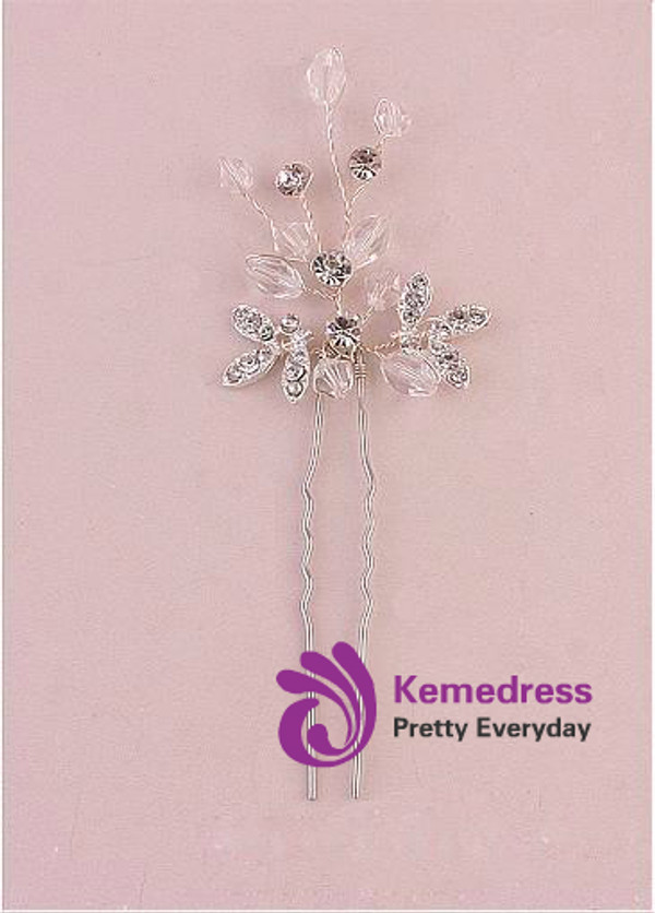 In Stock Marvelous Wedding Hair Ornaments With Rhinestones