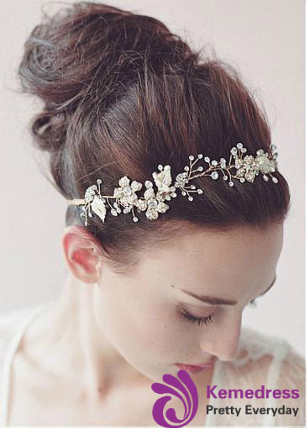 Wedding Hair Jewelry With Rhinestones & Pearls beautiful