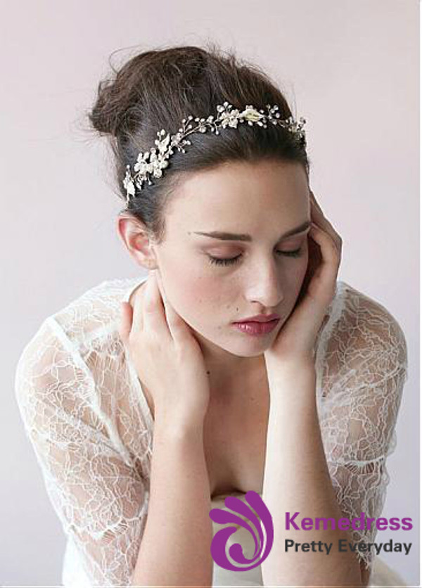 Wedding Hair Jewelry With Rhinestones & Pearls beautiful