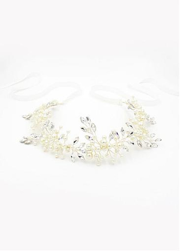Cheap  Wedding Hair Jewelry With Rhinestones & Pearls