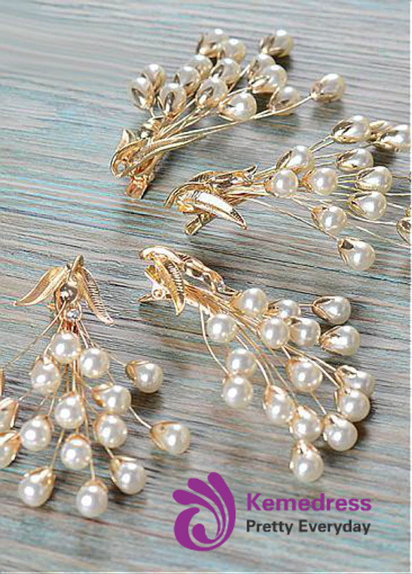 Wedding Hair Ornaments With Pearls