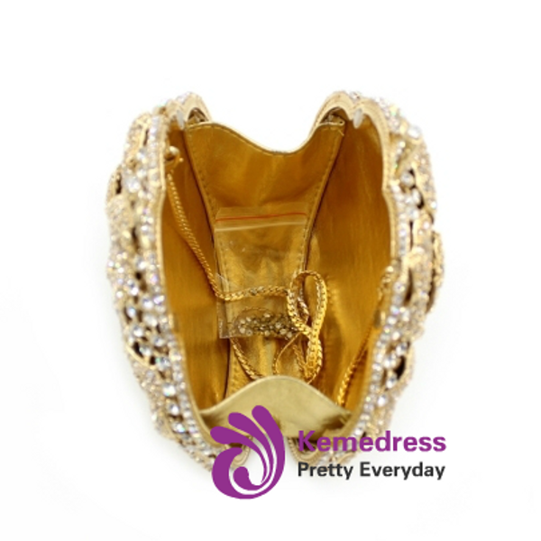 Cheap Deluxe Full of Rhinestone Rose Women's Clutches