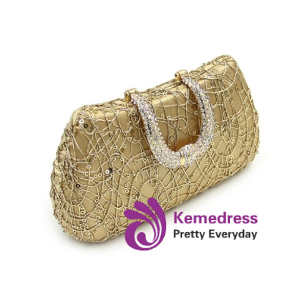 Fashion Upscale Sequins Diamante Evening Clutch